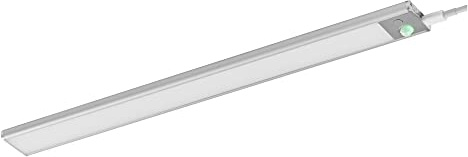 LEDVANCE LINEAR Flat Unterschrankleuchte 40cm, 3,2W, 270lm, CCT-Weißlichtfunktion zur Einstellung zwischen warm- und kaltweiß (3000K bis 6500K), berührungsfreies Ein-/Ausschalten, Schutzklasse IP20