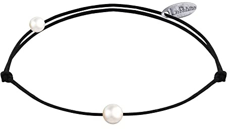LES POULETTES BIJOUX - Bracelet Lien Petite Perle Blanche