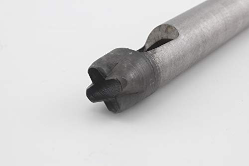 3dancraftit Kleeblatt-förmiger Lochstanzer aus Leder, Hohldichtung, Schneidewerkzeug, Werkzeuge für Schnittleder, Gummi, Papier, Stoff, weiches Material, 15 mm, S234