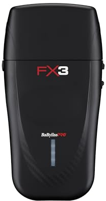 BaBylissPRO Double Foil Shaver, Barberology FX3, Cordless, 3-Hour Runtime