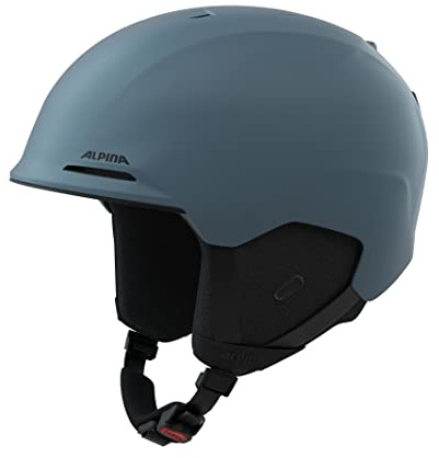 ALPINA Unisex - Vuxna, BRIX Skidhjälm, dirt-blue matt, 59-63 cm