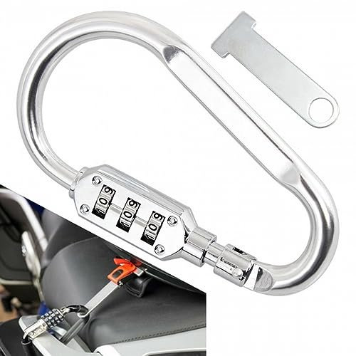 Sicherheitsschloss Helmschloss fur Motorrad Chrome