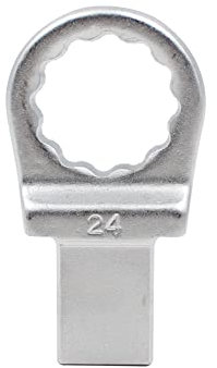 JMorCO Auswechselbarer Drehmomentschlüsselkopf mit Kastenende, austauschbarer Schlüsselkopf aus Chrom-Vanadium-Stahl, kompatibel mit Hohlraumschlüsseln mit 14 mm x 18 mm-Antrieb (24 mm)