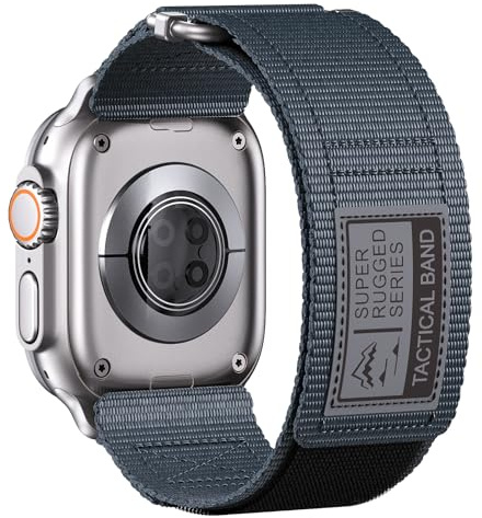 Compatible avec Apple Watch Ultra 3/2/Ultra Bracelet 49mm 46mm 45mm 44mm 42mm, Nylon Bracelet Sport en Remplacement pour Apple Watch Series 11/10/9/8/7/6/5/4/3/2/1/SE 3/2/SE