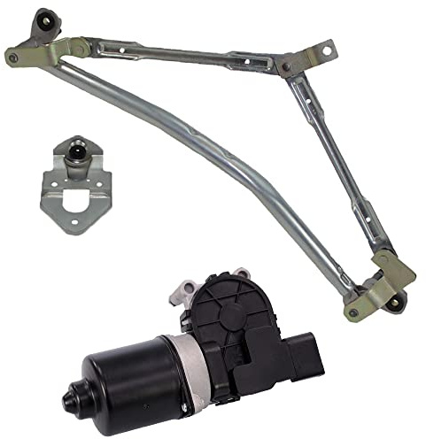 ATEC Germany Wischermotor + Wischergestänge vorne vorne | Kompatibel mit: VW POLO, POLO IV Stufenheck, POLO IV Stufenheck
