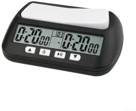 CWOQOCW Timer Digital Schachuhr Timer Tragbar 3-in-1 Game Timer (A)