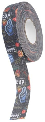 Toddmomy Professionelles Hockeytape 2,5cm x 18,5m Aus Verschleißfestem Baumwollgewebe Rutschfestes Klebeband Für Eishockeyschläger Antirutsch Schutzband Für Mannschaftssport Und Eishockeyspieler