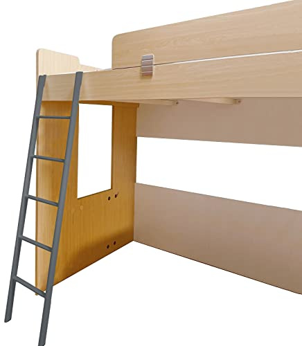 Scala per letto a castello per camper, 1500 cm, con ganci, 4/5/6 gradini, accesso sicuro e facile per camera da letto, scuola, asilo nido, camper, roulotte, rimorchio, design resistente e robusto