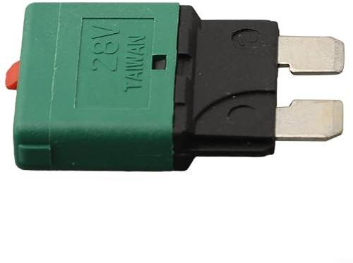 Disjoncteur ATC 12 V/24 V avec réinitialisation automatique pour boîte à fusibles à lame standard, parfait pour une utilisation automobile et marine (30 A)