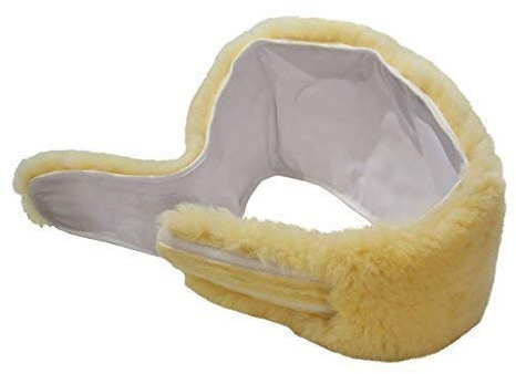 Lammfell - NIERENGURT Lammfellwärmer Nierenwärmer Rückenwärmer S-3XL Größe XXL, Farbe Gelb