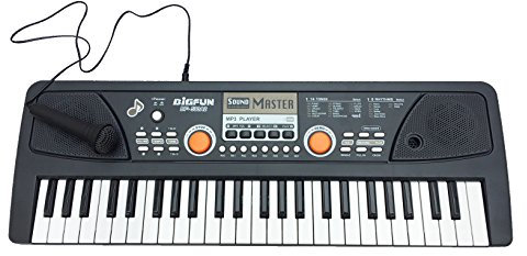 HTUK Children Electronic Keyboard Set With Microphone Great Musical Combo Set Toy 49 Keys Perfect Present