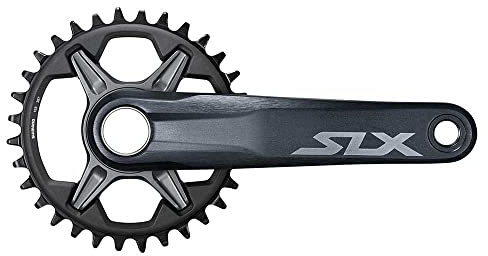 Shimano Kurbelgarnitur SLX 175 mm BOOST55 1 x 12 V S/CAZ Unisex Erwachsene (Mehrfarbig)