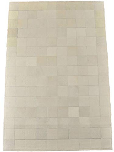 generisch KUHFELL Teppich Creme Weiss Patchwork 100 x 150 cm Fell Teppich VON KUHFELLE online