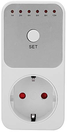 Oumefar Interruptor temporizador de cuenta regresiva multifunción 230V ~/50Hz EU Plug-in Timer Power Socket Switch Controller para iluminación del hogar