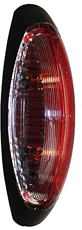 meinAnhängerersatzteil Aspöck Flexipoint II Umrissleuchte Seitenmarkierungsleuchte rot/weiss