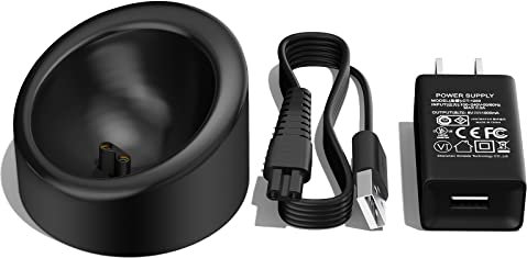 Replacement for MANSCAPED Charging Dock Compatible with MANSCAPED Lawn Mower 3.0/2.0 Electric Groin Hair Trimmer The Weed Whacker Nose and Ear Hair Trimmer Adapter Power Cord