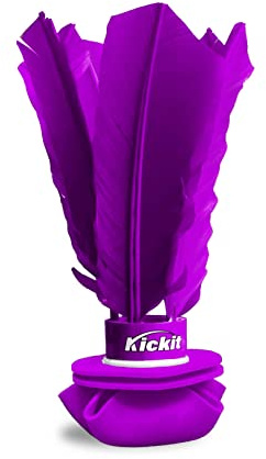 Kickit The Original Birdie Soccer Trainer | Play Outdoors, Indoors or Backyard, Beach or Tailgate, All Ages Fun & Travel Friendly (Purple)