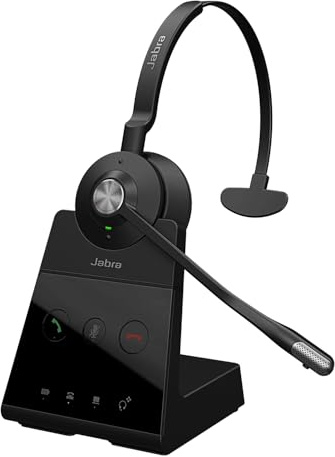 Jabra Casque Engage 65 SE, Base, Alimentation, câble USB-C vers USB-A de 1,5 m, câble de téléphone de Bureau, Guide de démarrage Rapide, Garantie et Avertissement (brochures de sécurité)