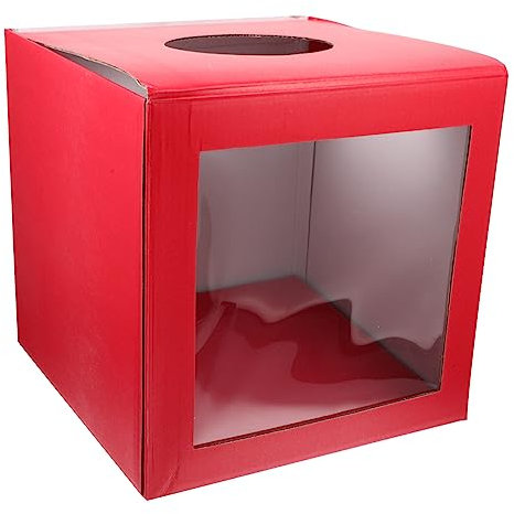 VILLCASE Tombola Losbox Kubisch Stabile Gewinnspielbox Multifunktional Für Party Wahl Und Spenden Glatte Oberfläche Praktischer Mehrzweckhalter Für Veranstaltungen