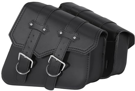 TCMT Sacoches de Selle de Moto latérales pour Harley Sportster XL883 XL1200