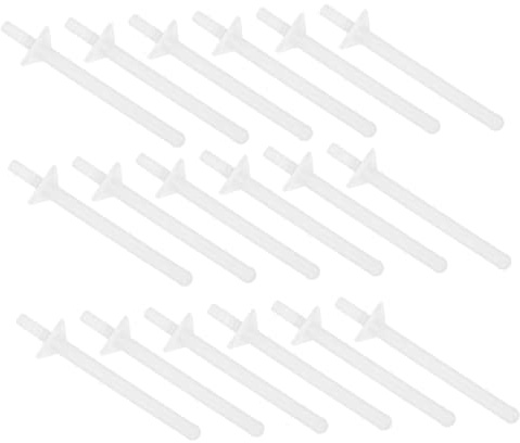 BATHVEVE Lot de 80 Bâtonnets de Cire pour Narines en Pp Blanc, Légers et Jetables, pour Épilation des Poils Nez Chez Hommes et Femmes