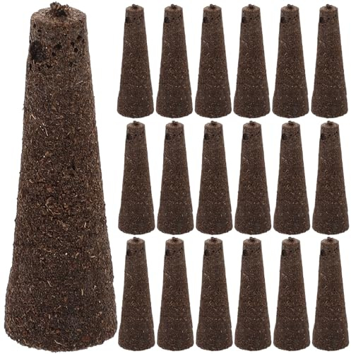 jojofuny Lot de 50 Éponges de Culture Hydroponique en Biocharbon pour Système de Plantation Hors Sol Milieu de Culture sans Terre Compatible Jardinière Intelligente Accessoires Jardinage