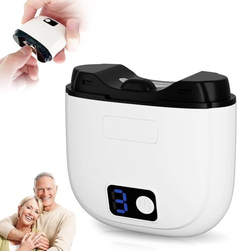 ZFFAFUR Upgraded 3-in-1 Electric Nail File & Trimmer for Adults, Seniors, Babies - Safe Rechargeable Toenail & Fingernail Clipper with 3 Speeds, LED Light, Display - Electric Nail Grinder for All Ages