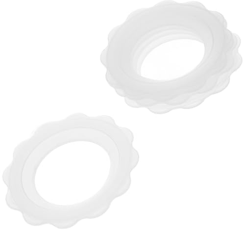 TOYANDONA Lot de 5 Protège-allaitement en Silicone Souple Antidérapant et Résistant la Transpiration, Grosse Taille, Anneau de Protection Mammaire pour Allaitement Maternel Estival, Cache