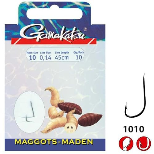 Gamakatsu Gebundene Haken BKS-1010B Made Gr. 10