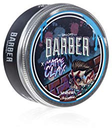 Marmara Barber pomade vattenbaserad män, 100 ml matta och våt-look, matt, hårvax, män, hårvax, stylingkräm, hår, clay mattpasta, hårkräm, hårgel, män, frisörbutik, vaxstil (matta CLAY)