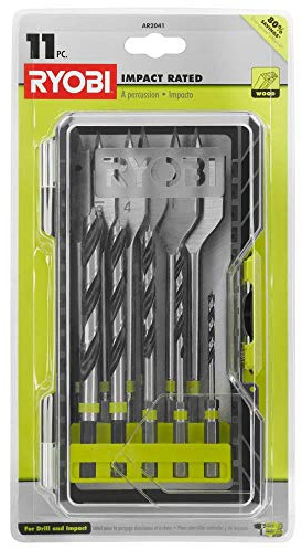 Ryobi AR2041 Holzbohrer-Set, 11-teilig