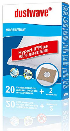 Dustwave® - 80 sacchetti per aspirapolvere + 8 filtri, in micropile multistrato, compatibili con Swirl Y05 Y 05 Y45 Y 45 Y101 Y 101 - Sacchetti per aspirapolvere di marca Made in Germany