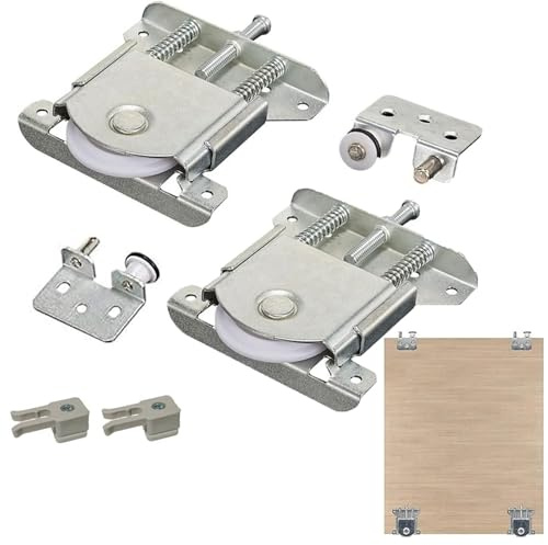 Gleiter für Schranktür, Rollen, Rollen aus Nylon, für Schrank, 2 Stück, Möbeltür, Riemenscheibe, Kleiderschrank für Schrank