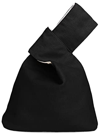 Japanese Knot Wrist Bag Small Wrist Tote Bag for Women Knot Wrist Clutch