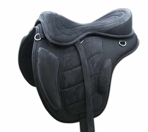 AMKA baumloser Sattel - Set mit Riemen und Gurt leicht und pflegeleicht 12, 16, 17 oder 18