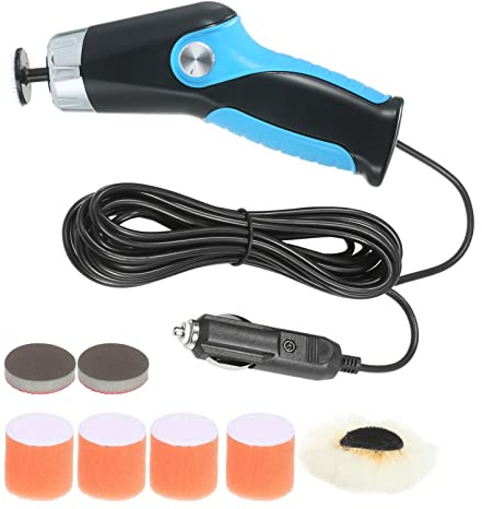 Mini lucidatrice da 60 W, con presa accendisigari, 8500 giri/min, lucidatrice elettrica a velocità variabile, lucidatrice elettrica, lucidatrice, macchina per la riparazione della superficie dell'auto