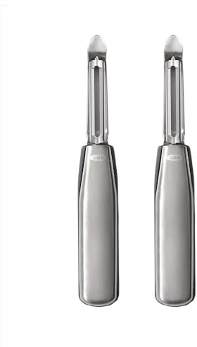 OXO Steel Swivel Peeler for Fruits Apple & Potato Vegetables, Pack of 2