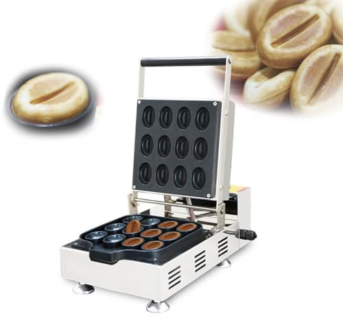 PAHION 1600W Belgian Waffle Maker 12-Slice Coffee Waffler Electric Waffle Machine Non-Stick Waffle Iron Temperature And Time Control Double-Sided Uniform Heating Make Coffee Shapes Belgian Waffles