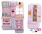 Our Generation – Pink Fridge & Home Kitchen Playset – Cooking & Pretend Food Items – 18-inch Doll Accessories – Imaginative Play – Toys for Kids Ages 3 & Up – Gourmet Kitchen Set