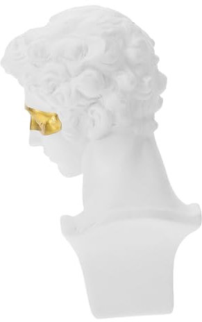 Operitacx Kunstharz Büste Skulptur Kleine Büstenstatue Schreibtischdeko Büstenfigur Aus Kunstharz Ornament Für Regal Oder Tisch Stabile Struktur Langlebiges Design