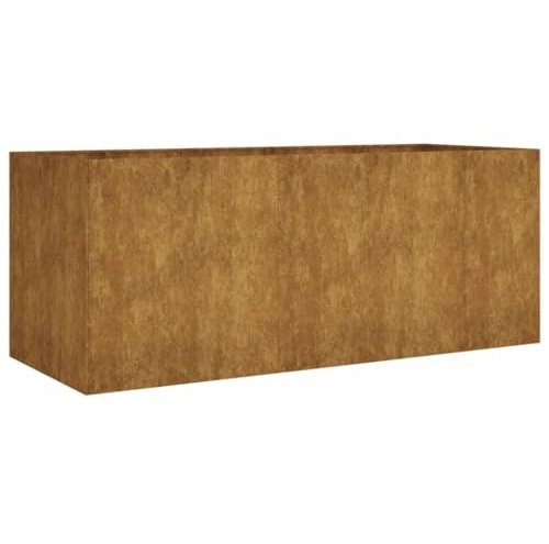 Gartenteich Hochbeete Für Garten Hochbeet Balkon Gitter - Hochbeet 200x80x80 cm Cortenstahl für Draußen Garten Balkon Hinterhof