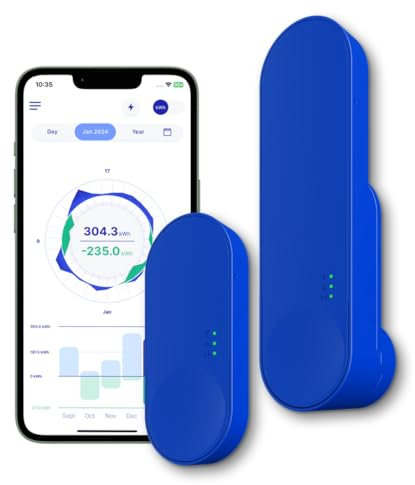 Smart Meter Stromzähler auslesen mit IR Lesekopf, WLAN und App - mit Batterie oder USB-C - Home Assistant kompatibel, hohe Reichweite