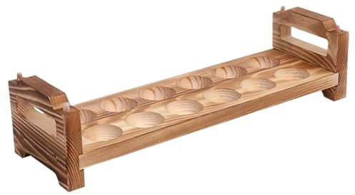 Portauova Impilabile In Legno Versatile