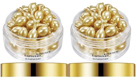 Cápsulas de esencia antiarrugas de ácido hialurónico, cápsula de colágeno de suero facial, antiarrugas, antienvejecimiento, cápsula de esencia hidratante, reduce las arrugas y arrugas (2)