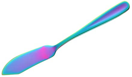 TOPPERFUN Cuchillo Untar y Cortar y Queso Acero Inoxidable Versátil Para Fiestas y Regalos