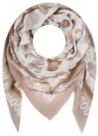 Majea - Dreieckstuch Damen-Halstuch, Schal Scarf Stola Quadratischer Schal Damen (880070) (beige 2)