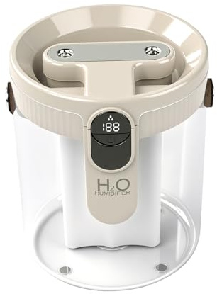 Nikou Umidificatore Ambiente 1.5L, Diffusore di Oli Essenziali Umidificatore Ultrasuoni Silenzioso, Top-Fill, Luce Notturna, per Camera da Letto, Ambiente, Cameretta, Piante