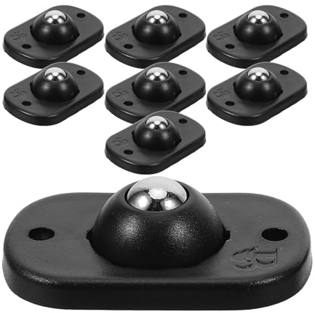 iplusmile 8pièces Roulettes Silencieuses Adhésives pour Meubles Roulettes Pivotantes pour Appareils Électroménagers Installation Facile sans Outils Compatibles avec Différentes Surfaces