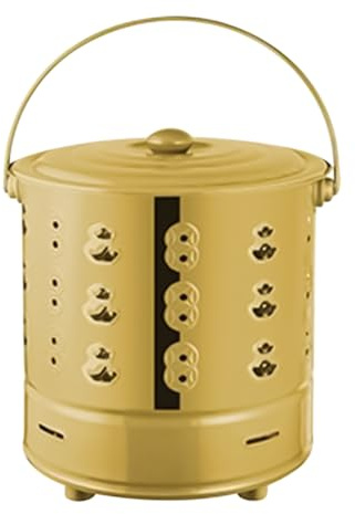 Burn Cage - Forro de rejilla de barril de quemado, gancho de fuego de acero inoxidable, incinerador portátil de combustión de papel | Chimenea de madera al aire libre, hoguera, camping, playa, balcón