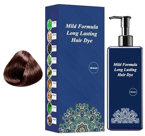 Teinture Capillaire Crème Couvrante pour Cheveux Gris